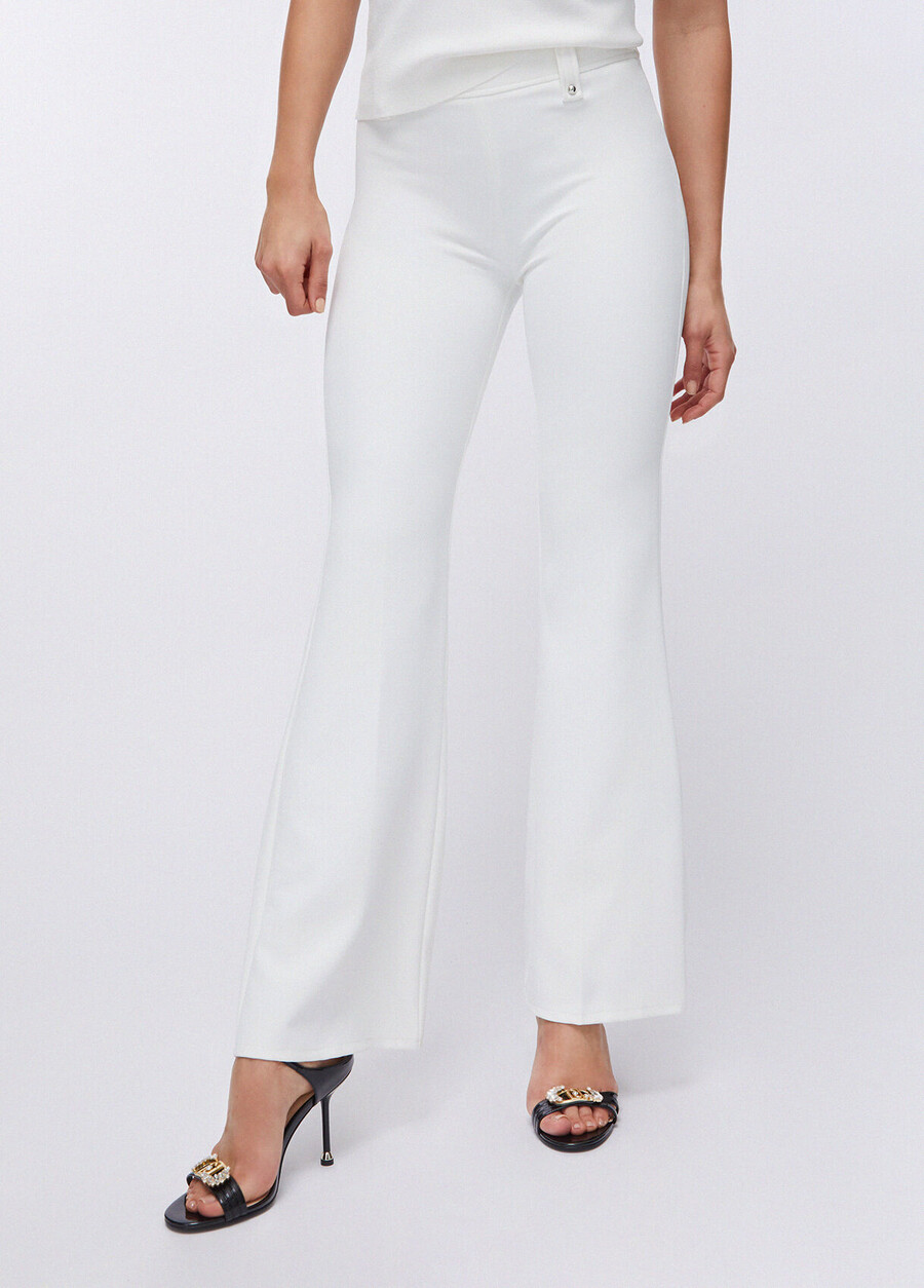 pantalon évasé élégant
