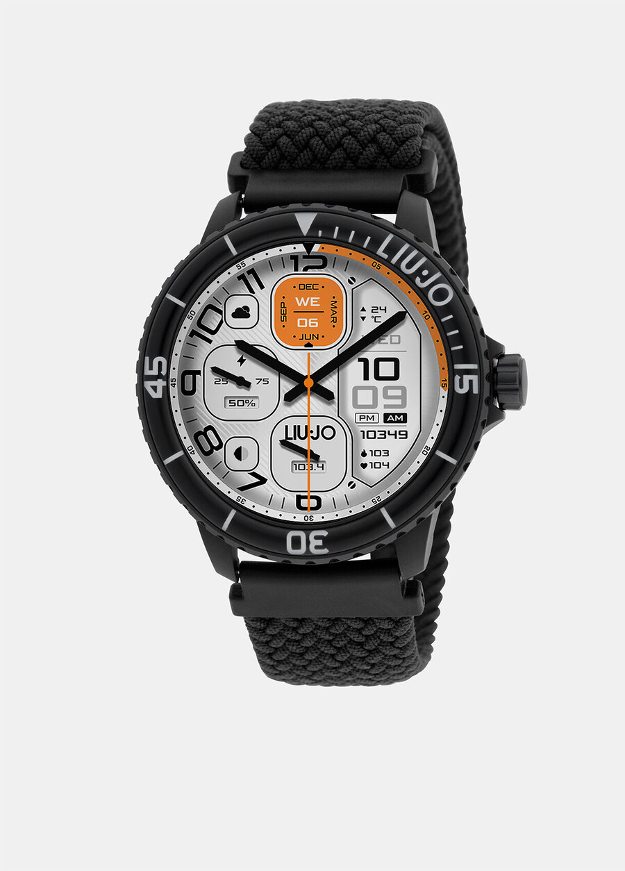 montre connectée avec bracelet en nylon